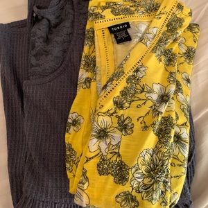 Bundle 1- Two Torrid size tops.
